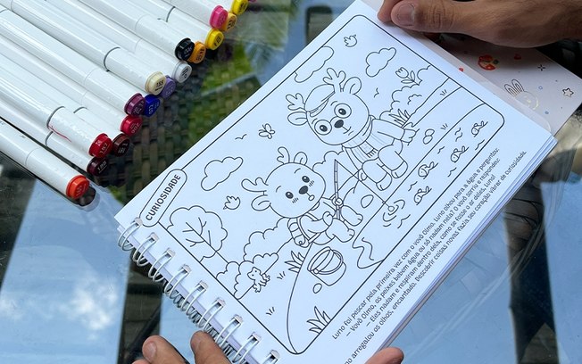 Livros de colorir unem psicologia e ludicidade infantil Livros de colorir unem psicologia e ludicidade infantil