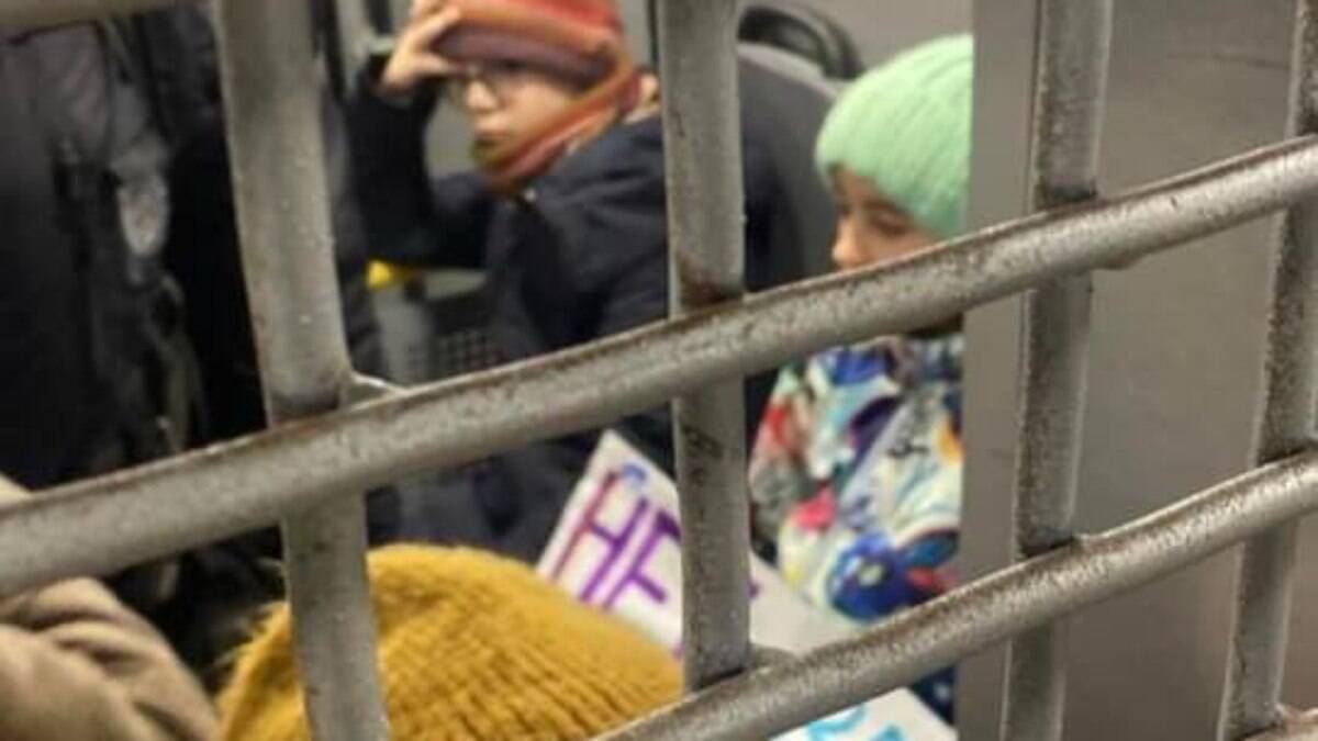 Crianças russas 'detidas' em Moscou