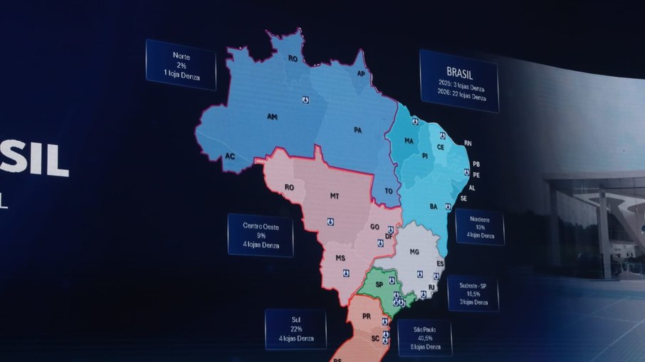 Denza terá concessionárias em todos os estados do Brasil