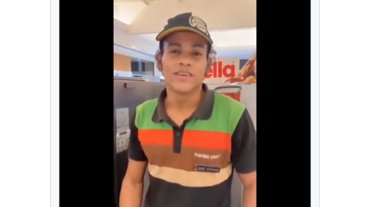 Atendente do Burger King faz xixi nas calças e denuncia situação na empresa