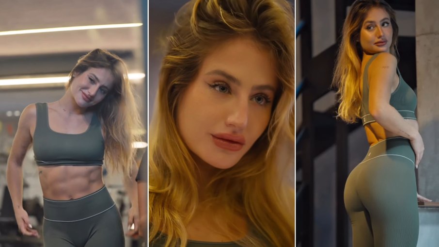 Bruna Griphao faz charme em vídeo