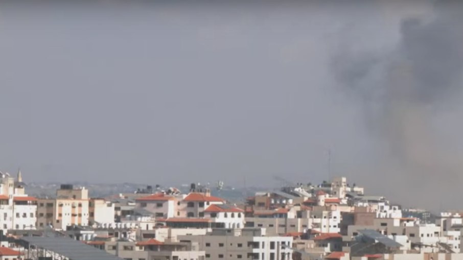 Bombardeio na Faixa de Gaza no 9º dia de conflito