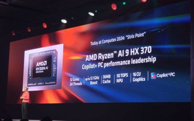 Computex 2024 | Ryzen AI 300 chegam com 50 TOPS de IA e núcleos Zen 5