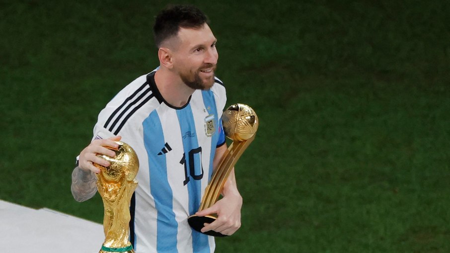 Lionel Messi foi eleito o melhor jogador da Copa do Mundo