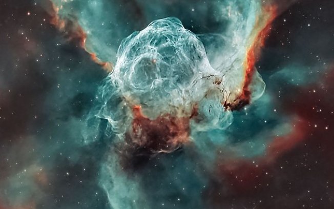 Destaque da NASA: nebulosa Capacete de Thor é a foto astronômica do dia