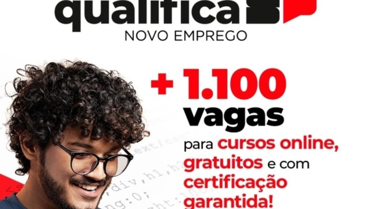 Programa com 1.120 vagas abertas para cursos gratuitos e online Programa com 1.120 vagas abertas para cursos gratuitos e online