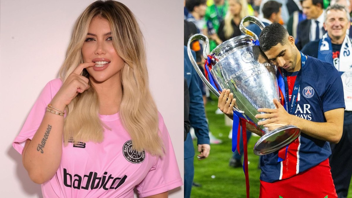 Wanda Nara foi convidada por Hakimi para festa do título do PSG