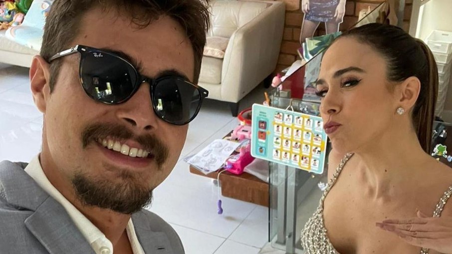 Tatá rebate internauta que disse que Rafa Vitti é a mãe da filha do casal: 'Idiota'