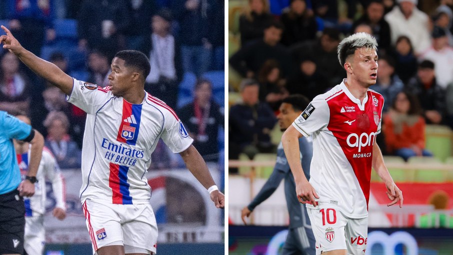 Endrick quer voltar a marcar pelo Lyon na Ligue 1 no clássico contra o Monaco de Golovin