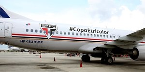 Avião do São Paulo: quem lembra deste, de 2015?