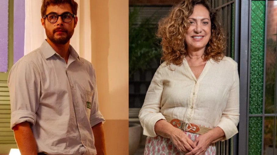 Rafa Vitti e Eliane Giardini em 