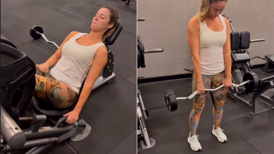 Paolla Oliveira exibe treino e fala sobre saúde mental nas redes Paolla Oliveira exibe treino e fala sobre saúde mental nas redes