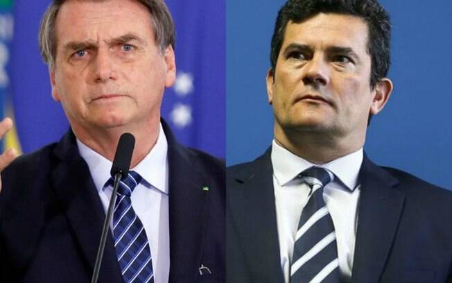 Jair Bolsonaro e Sergio Moro