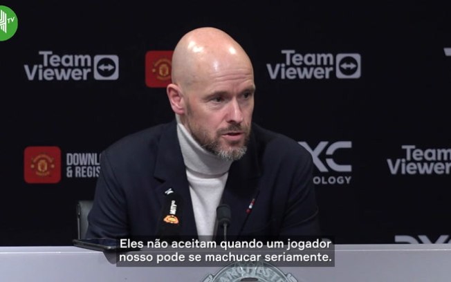 Ten Hag contesta expulsão de Casemiro após confusão