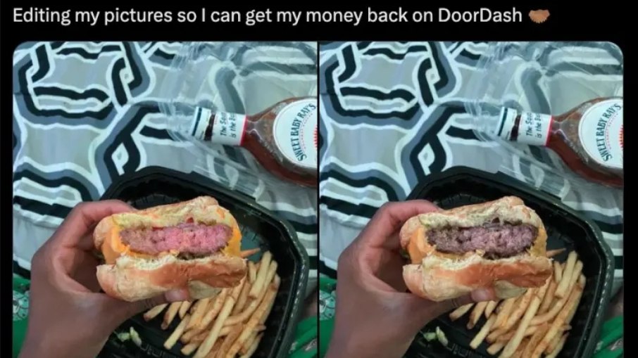 Tradução: Editando minhas fotos para conseguir meu dinheiro de volta no DoorDash Tradução: Editando minhas fotos para conseguir meu dinheiro de volta no DoorDash