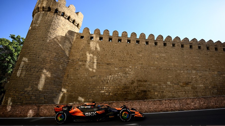 GP de Baku, no Azerbaijão, terá a prova realizada no sábado (26) GP de Baku, no Azerbaijão, terá a prova realizada no sábado (26)