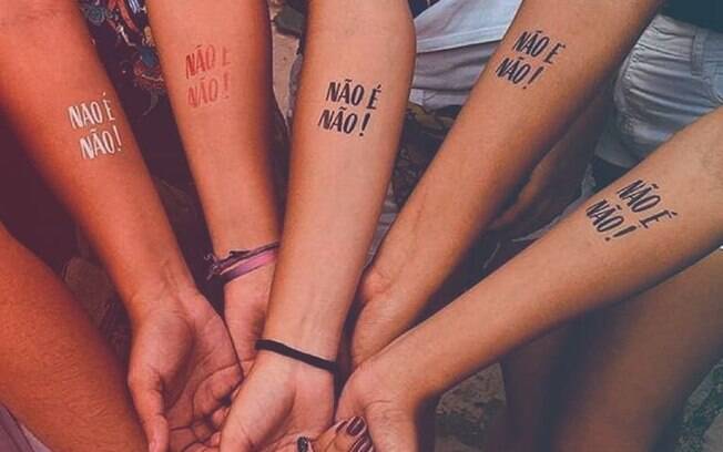 Campanha usa tatuagens para espalhar mensagem de consentimento