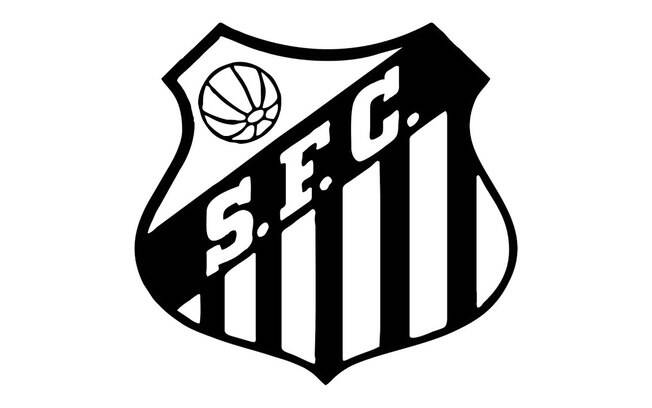 O escudo oficial do Santos Futebol Clube