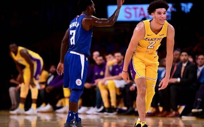 Lonzo Ball estreia pelo Lakers contra o Los Angeles Clippers