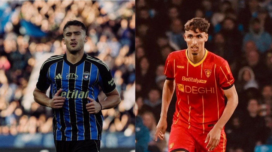 Canestrelli e Tiago Gabriel são os defensores de Pisa e Lecce