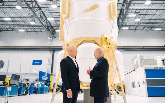 Blue Origin revela modelo de lander que vai levar cargas à Lua