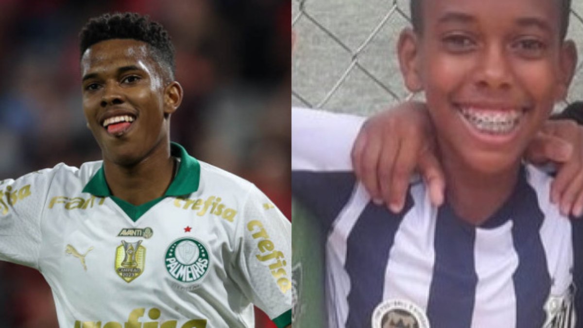 Estêvão é filho de torcedores do Santos