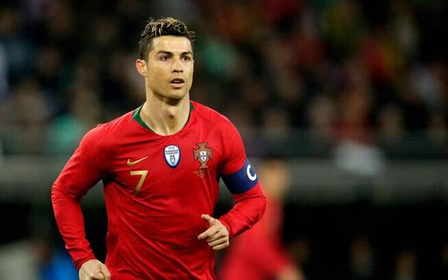 Cristiano Ronaldo em campo pela seleção de Portugal