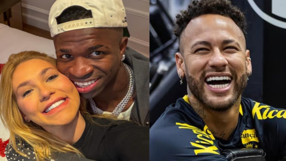 Neymar reage ao pedido de namoro de Vini Jr. e Virgínia Fonseca Neymar reage ao pedido de namoro de Vini Jr. e Virgínia Fonseca