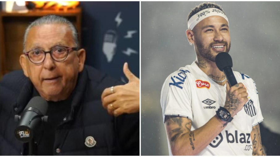 Galvão Bueno comenta sua relação com Neymar Galvão Bueno comenta sua relação com Neymar