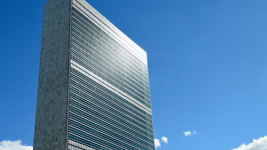 Prédio da Organização das Nações Unidas (ONU) em Nova York, nos Estados Unidos