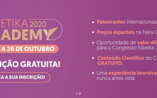 Estetika Academy 2020: o primeiro evento de saúde e beleza totalmente digital e gratuito