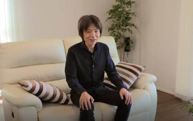 Masahiro Sakurai fez a apresentação em sua casa