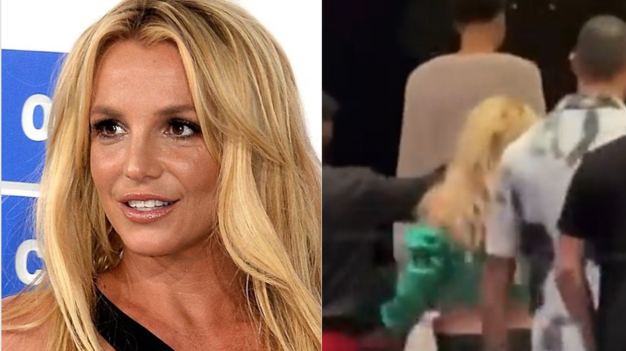 Vídeo: Britney Spears sendo agredida por segurança de astro da NBA