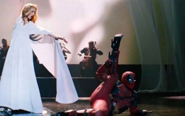 Celine Dion faz performance emocionante ao lado de Deadpool de música que estará no filme