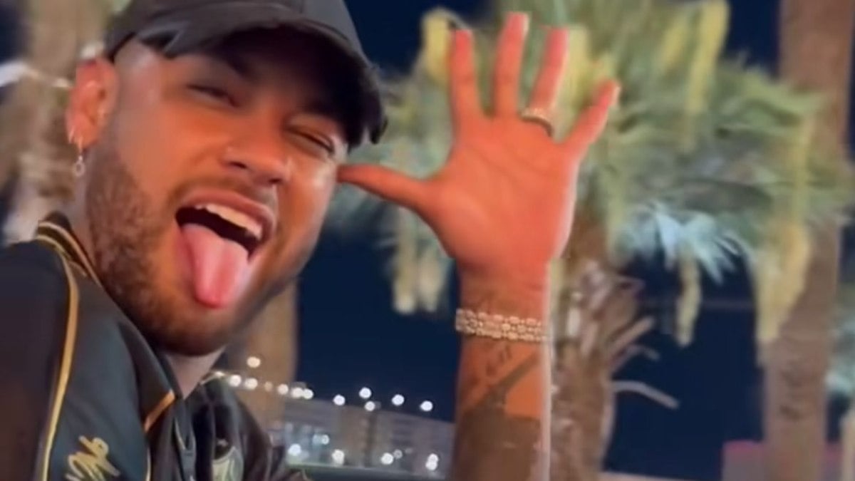 Neymar passa a noite em Las Vegas