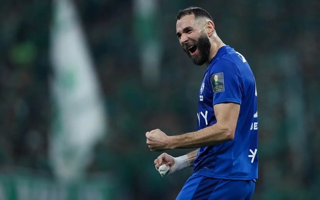 Benzema negocia a rescisão do contrato com o Al-Hilal, da Arábia Saudita