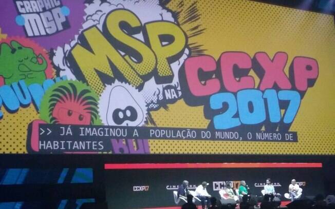 Mauricio de Sousa Produções em painel na CCXP 2017