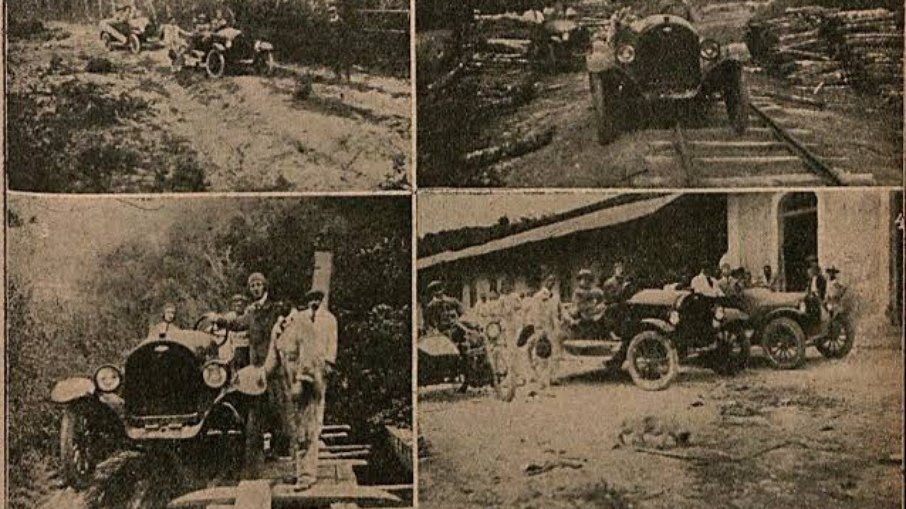 Registros históricos da viagem