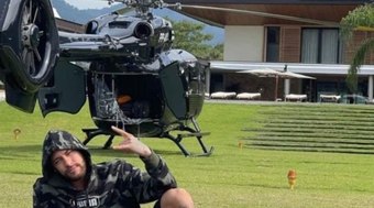 Helicóptero de Neymar está com documento atrasado