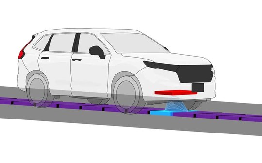 Honda cria 'estrada' que recarrega carros em movimento