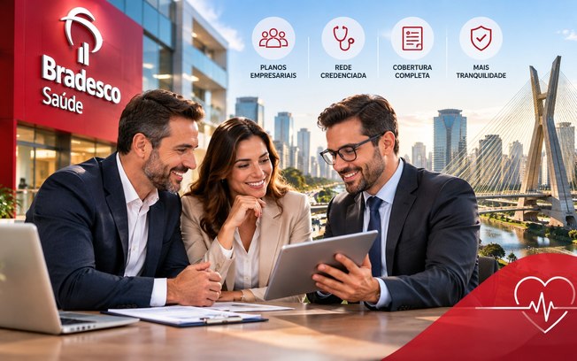 Planos empresariais avançam e Bradesco Saúde ganha espaço