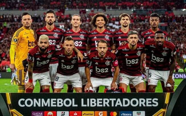 Time titular do Flamengo