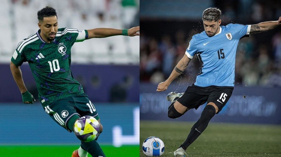 Salem Al-Dawsari e Valverde são destaques de Arábia Saudita e Uruguai Salem Al-Dawsari e Valverde são destaques de Arábia Saudita e Uruguai
