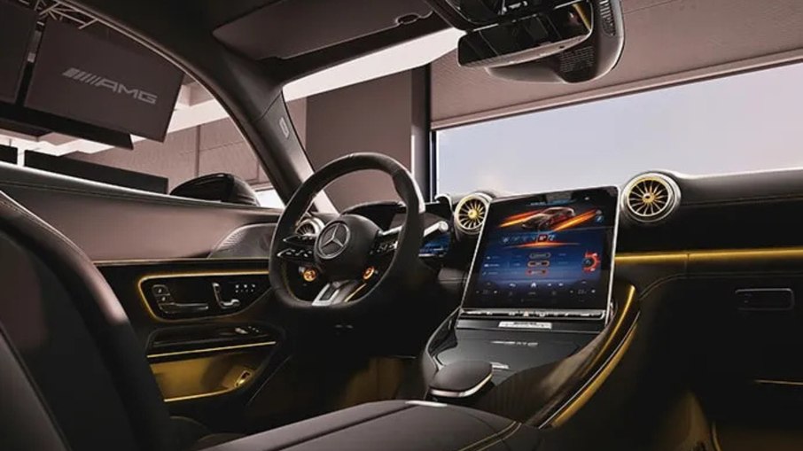 Interior do Mercedes-AMG GT 63 APXGP Edition