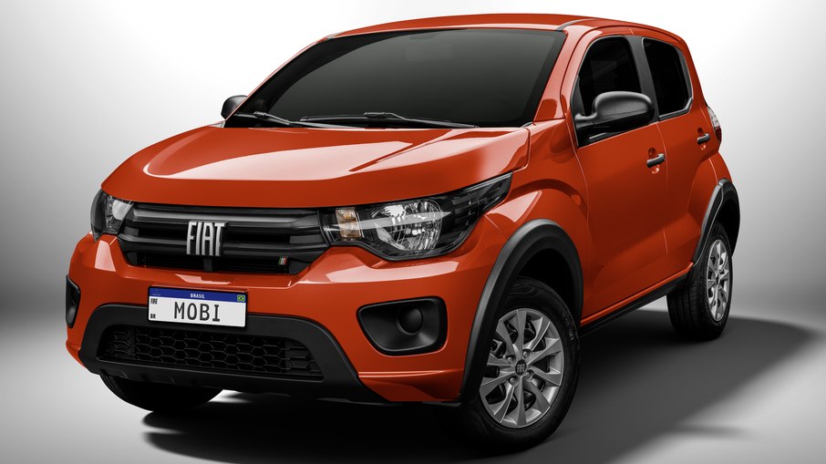 Em 2023, Fiat Mobi vendeu cerca de 10 mil unidades a mais que o Renault Kwid 