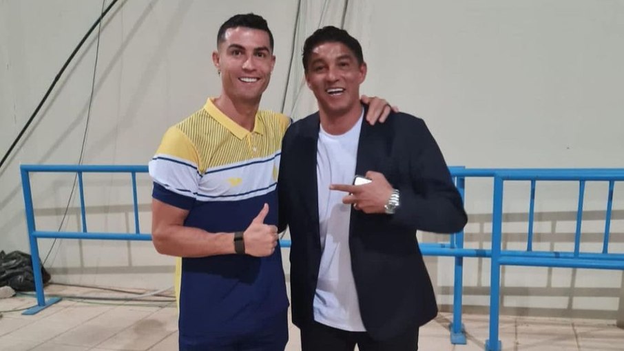 Cristiano Ronaldo e Jardel se reencontraram na Arábia Saudita