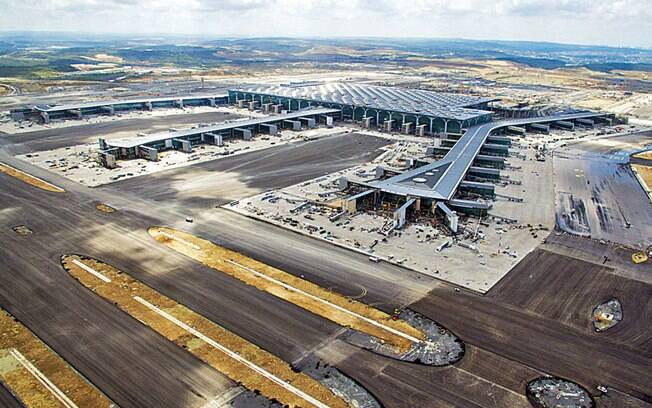 Novo aeroporto de Instambul, na Turquia, tem capacidade para receber 200 milhões de passageiros por ano