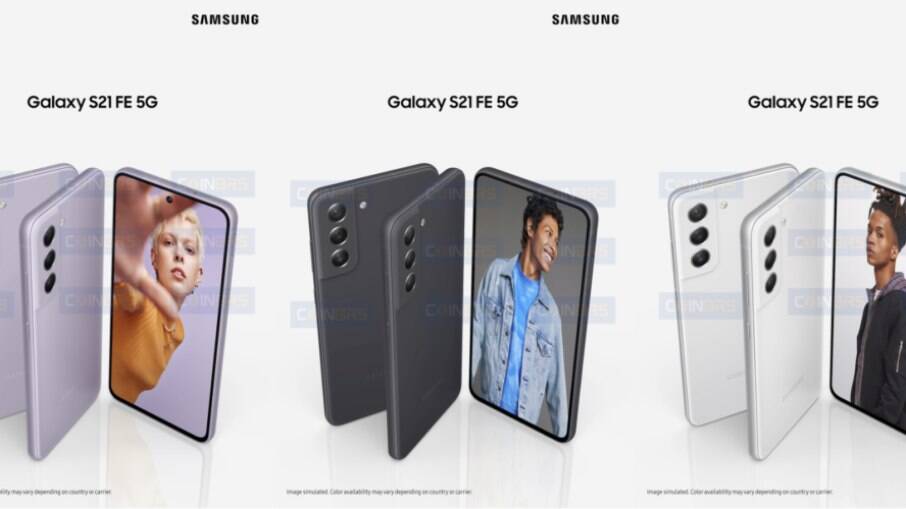 Imagem vazada do Samsung Galaxy S21 FE