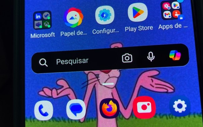 Copilot está disponível também no Microsoft Launcher para Android