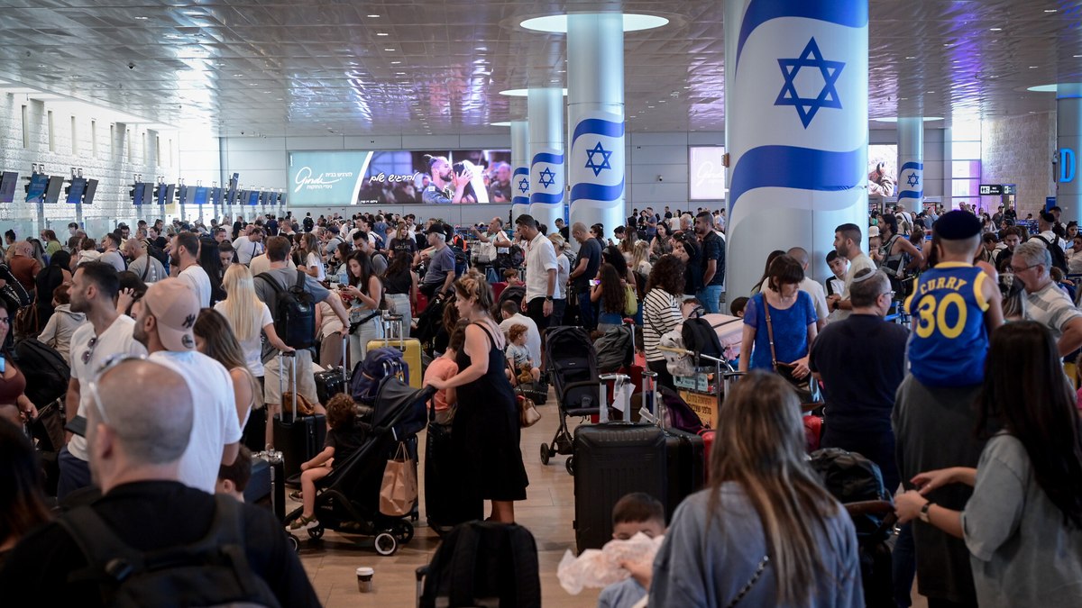 Cancelamentos causam caos no Aeoporto Ben Gurion, em Tel Aviv